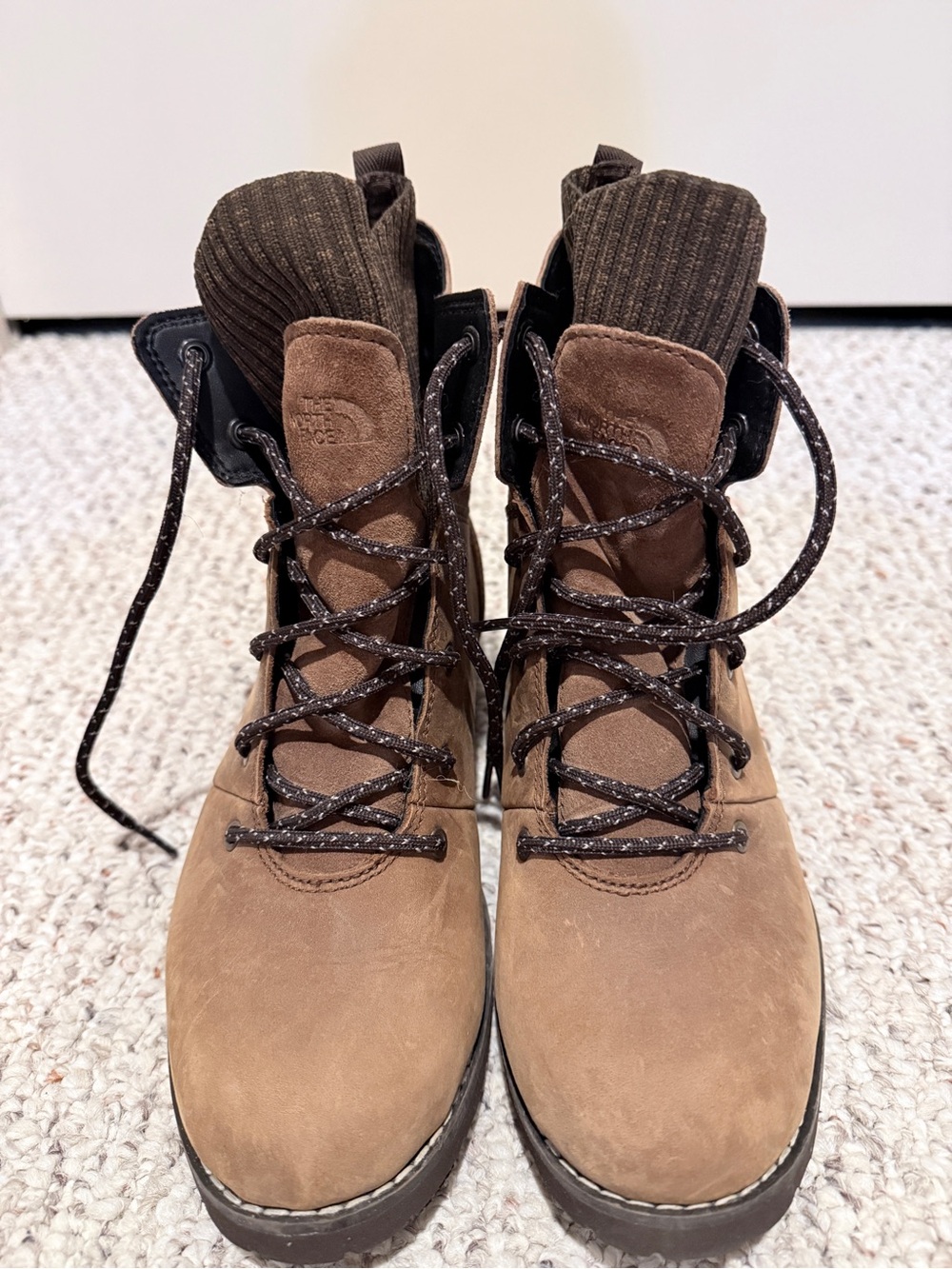 The North Face Brown Suede Winter Boots